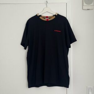 Burberry Black Tee in L